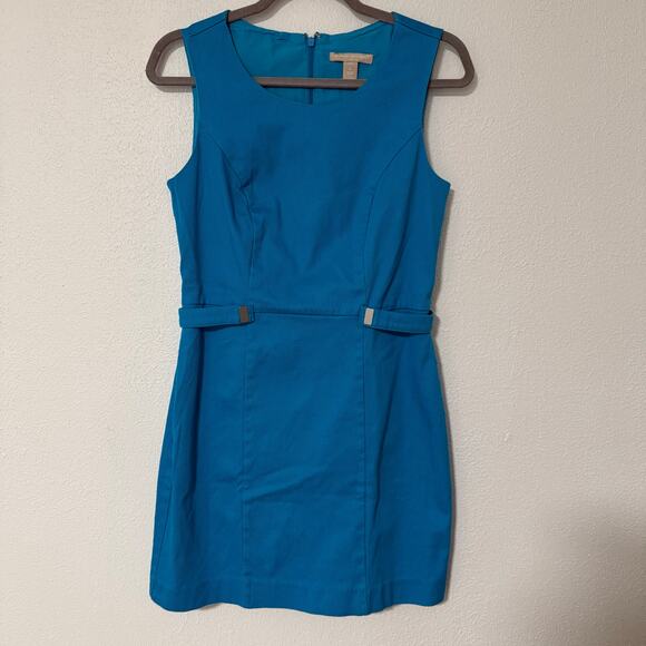 Banana Republic Women's Blue Sleeveless Dress Size 6 Petite - Picture 1 of 13